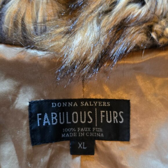 Donna Salyers Fabulous fur faux coat - Picture 2 of 4